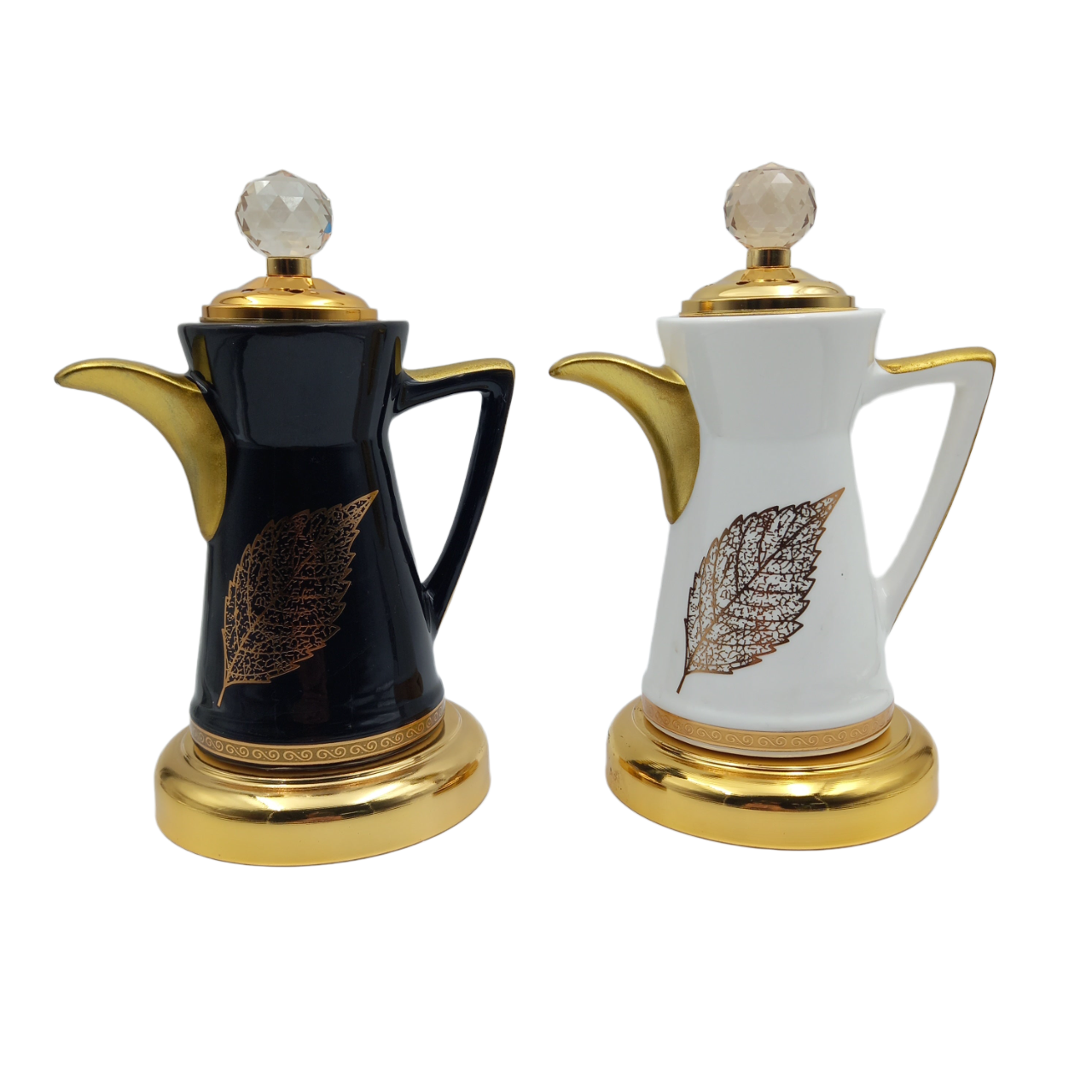 Jug Style Burner with Leaf Design