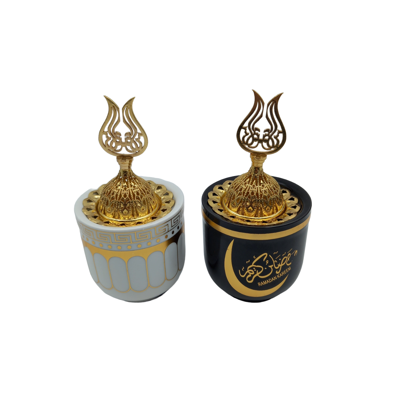 Round Burner with Gold Detail