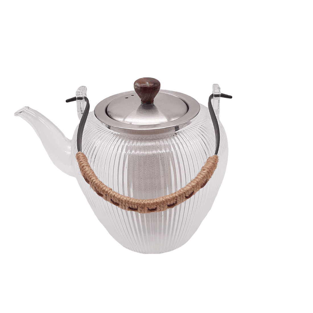 Heat-Resistant Round Glass Teapot with Infuser - Home And Trends