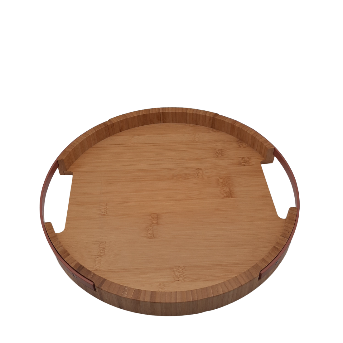 Round Wooden Serving Tray