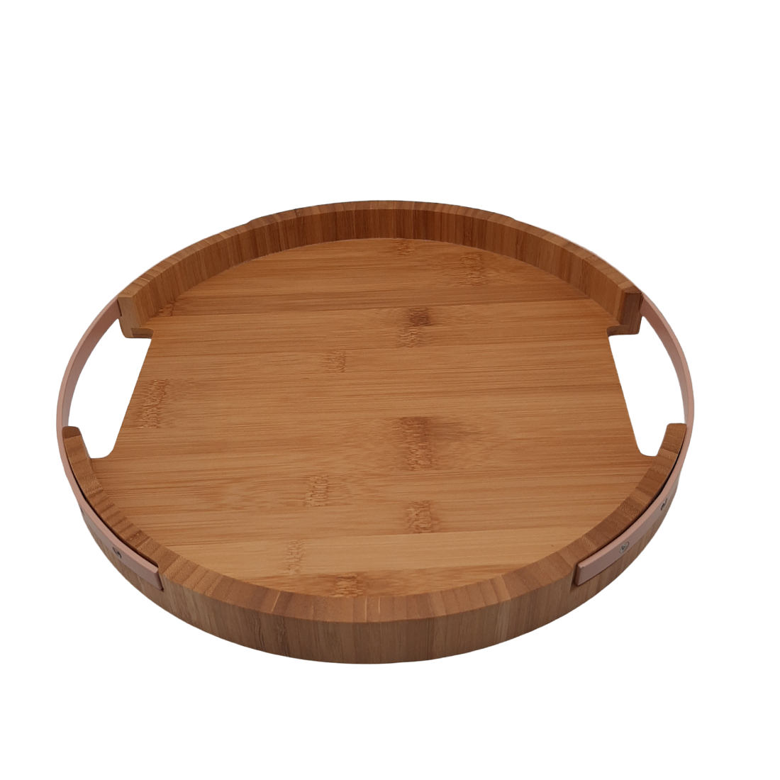 Round Wooden Serving Tray