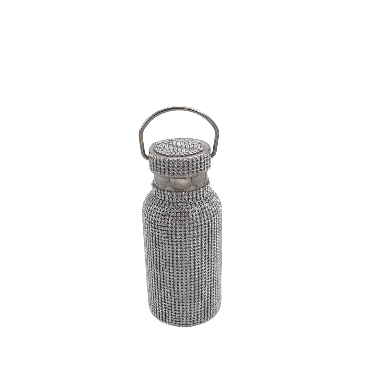 Silver Crystal Bling Flask