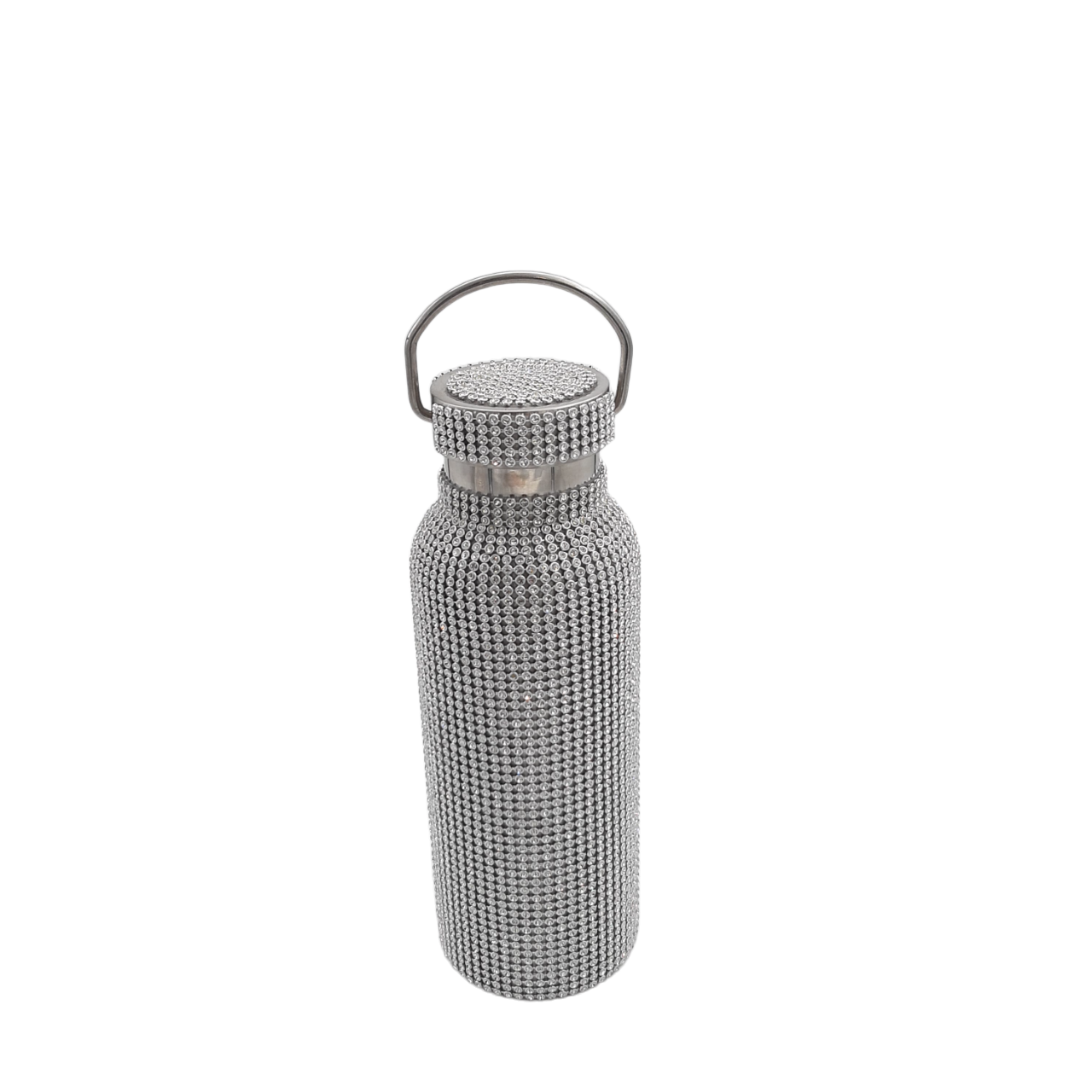 Silver Crystal Bling Flask