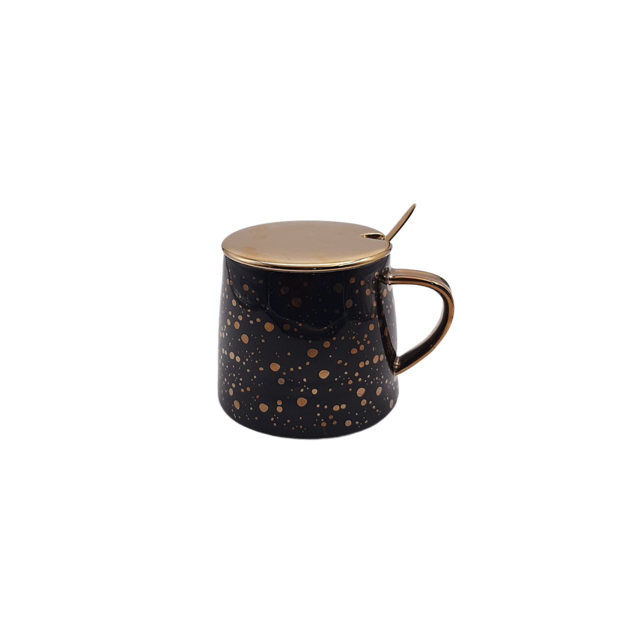 Gold Dotted Mug Set