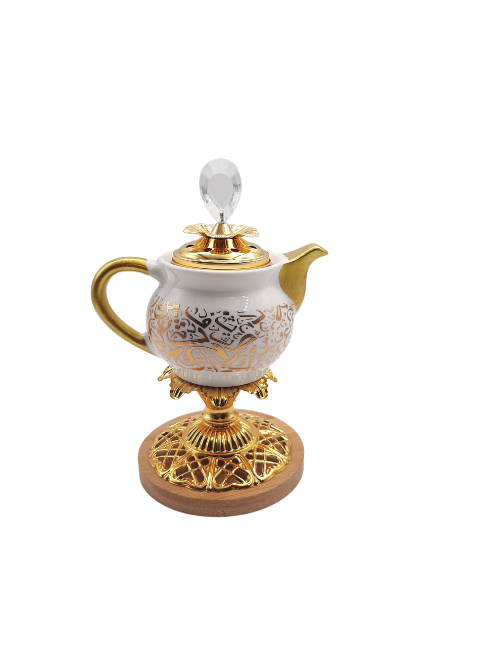 Teapot Style Burner with Calligraphy - Large