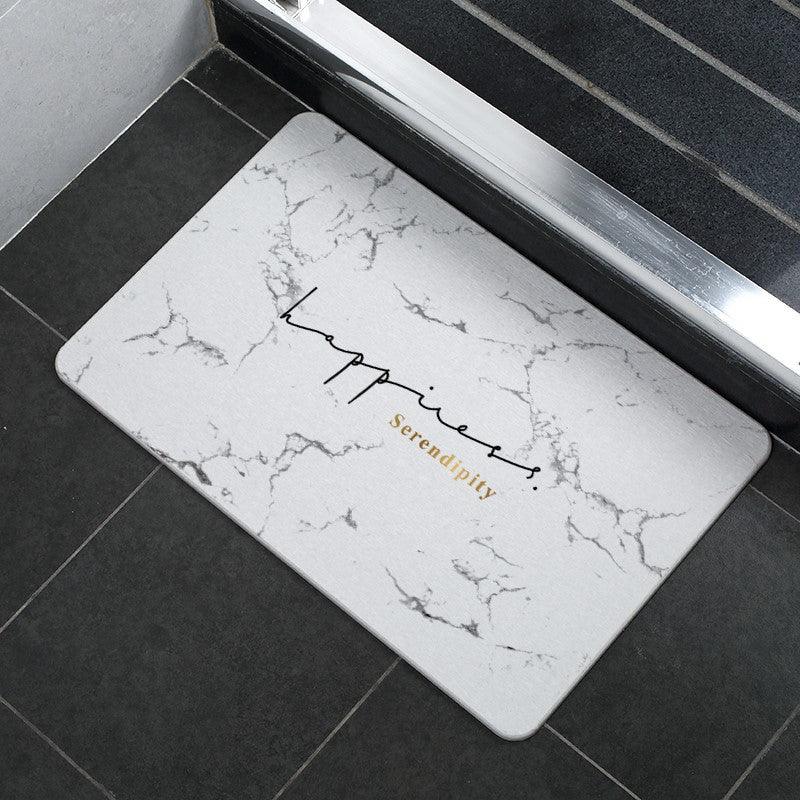 Diatom Bath Mat - Words (Circular and Rectangular) - Home And Trends