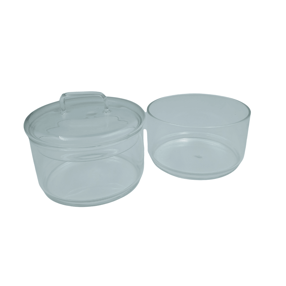 6cm Stackable Glass Food Container with Glass Lid - Home And Trends