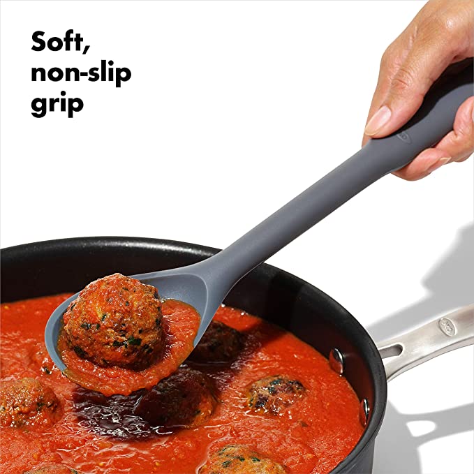 OXO Good Grips Small Silicone Ladle - Peppercorn