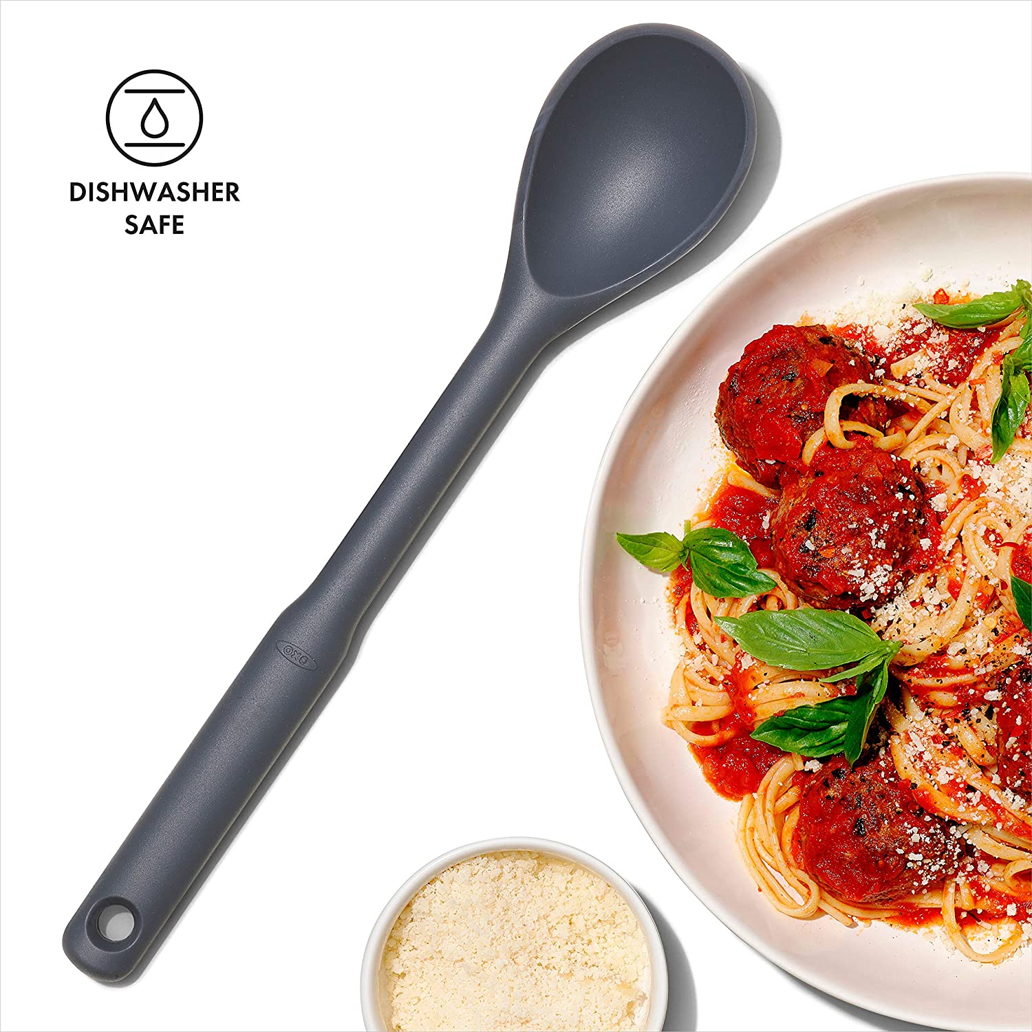 OXO Good Grips Small Silicone Ladle - Peppercorn