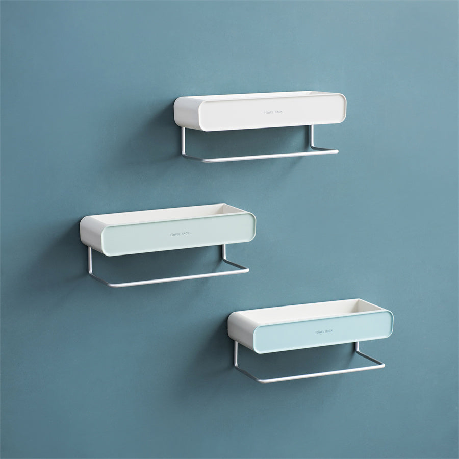 Towel Rack with Hook Rail