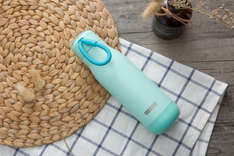 Zoku Stainless Steel Bottle - Matt Aqua