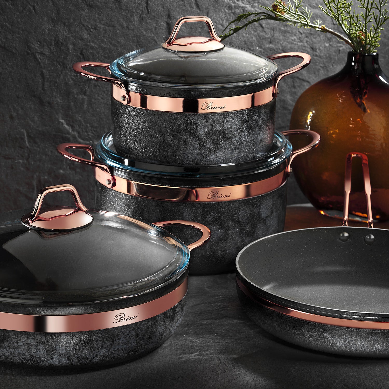 Royal Stone 7 Piece Cookware Set