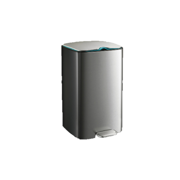 Rectangular Stainless Steel Pedal Bin - Knight Range