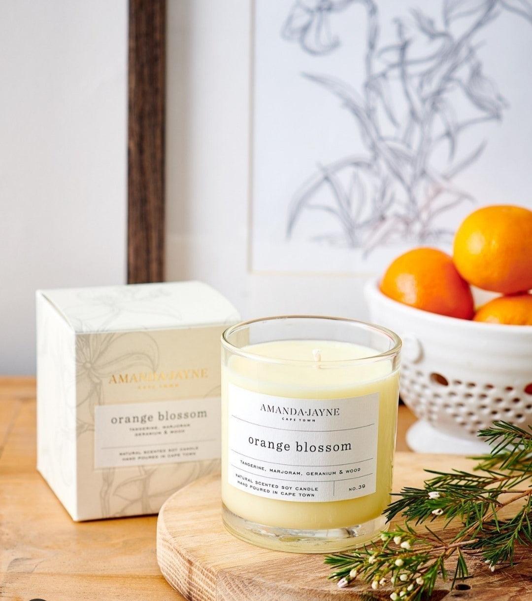 Amanda Jayne Decor Glass Candle - Home And Trends