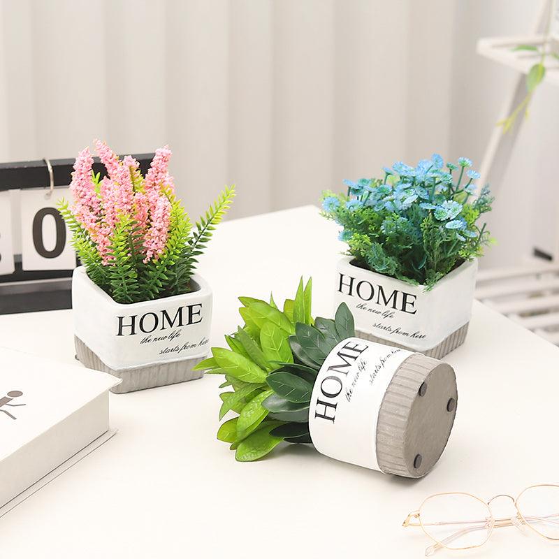 Artificial Lavender Plant in Home Pot - Home And Trends