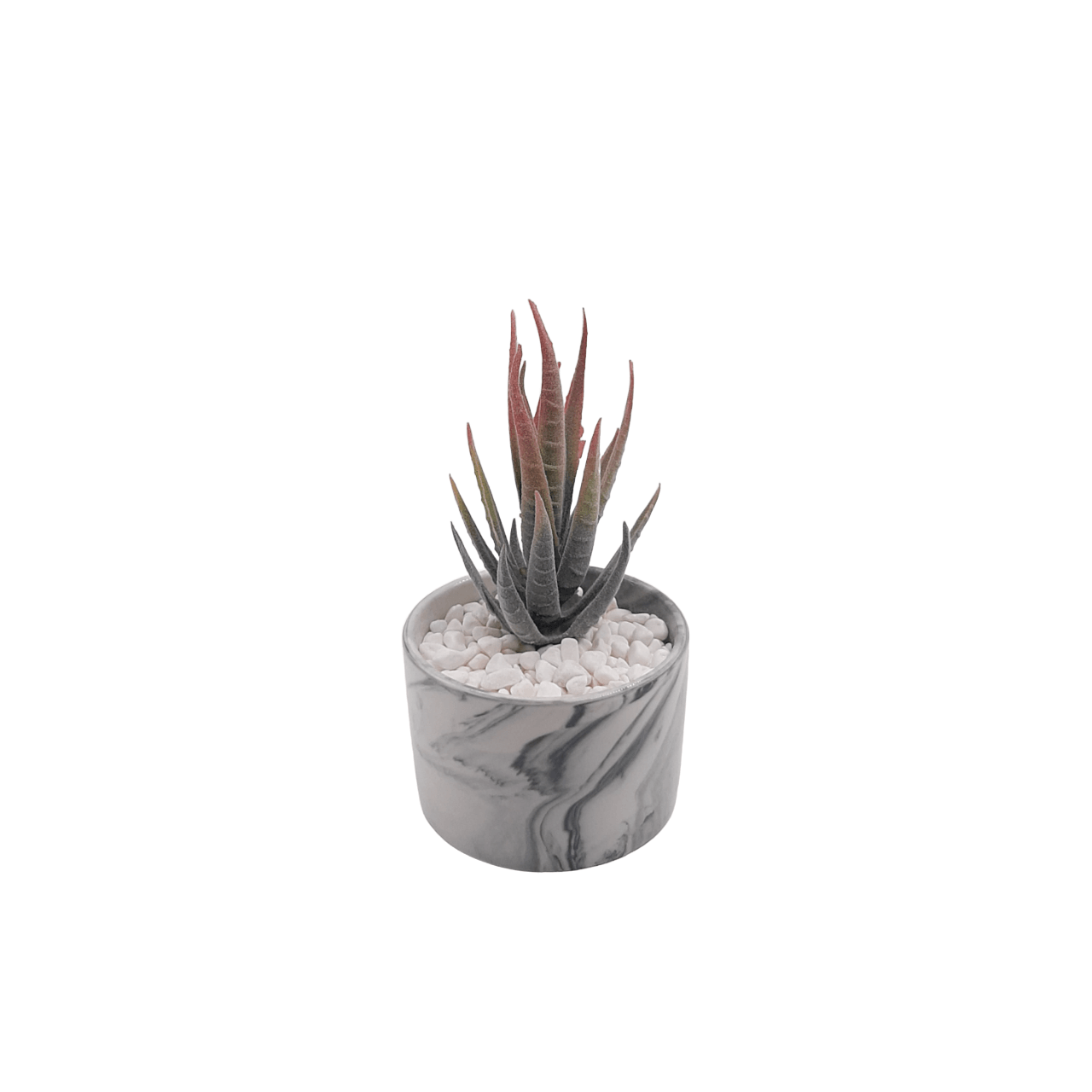 Artificial Two Tone Succulent in Grey Pot - Home And Trends