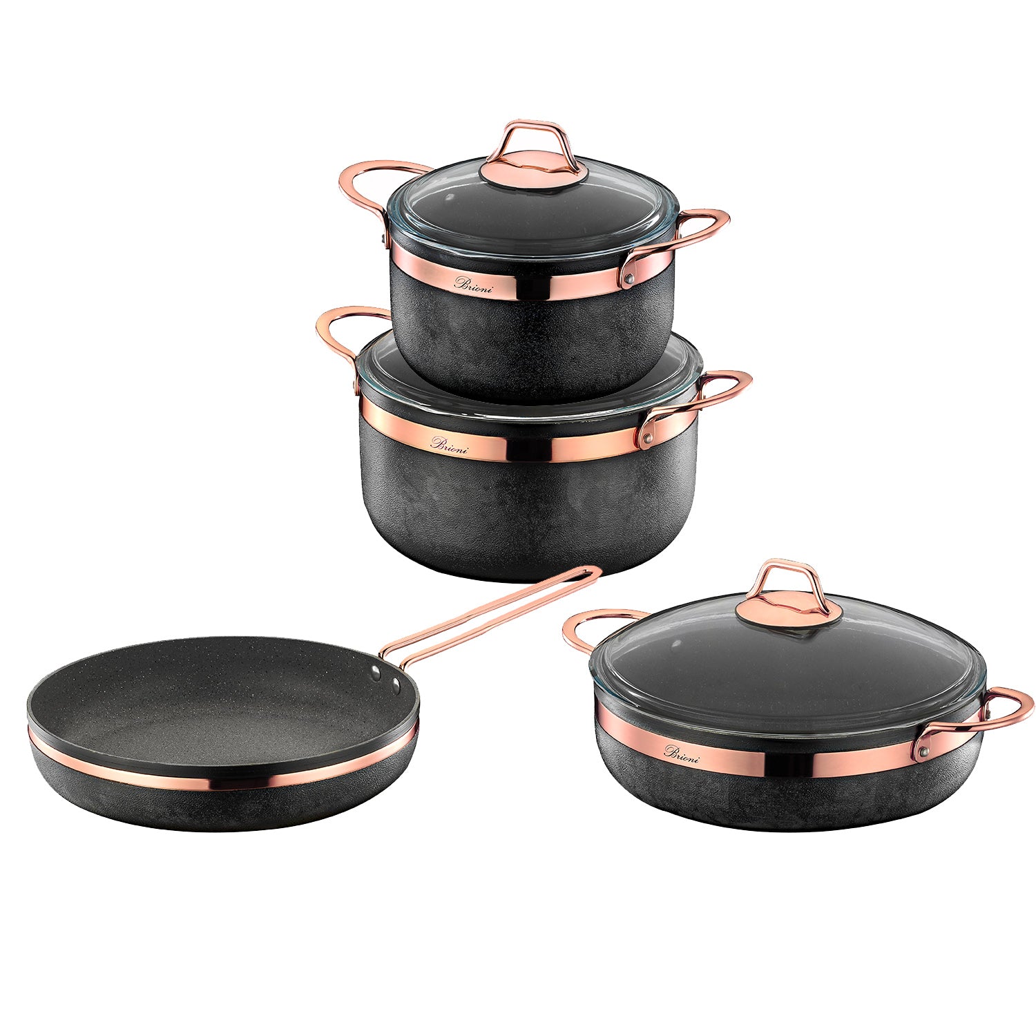Royal Stone 7 Piece Cookware Set - END OF RANGE DEAL! SUPERB QUALITY