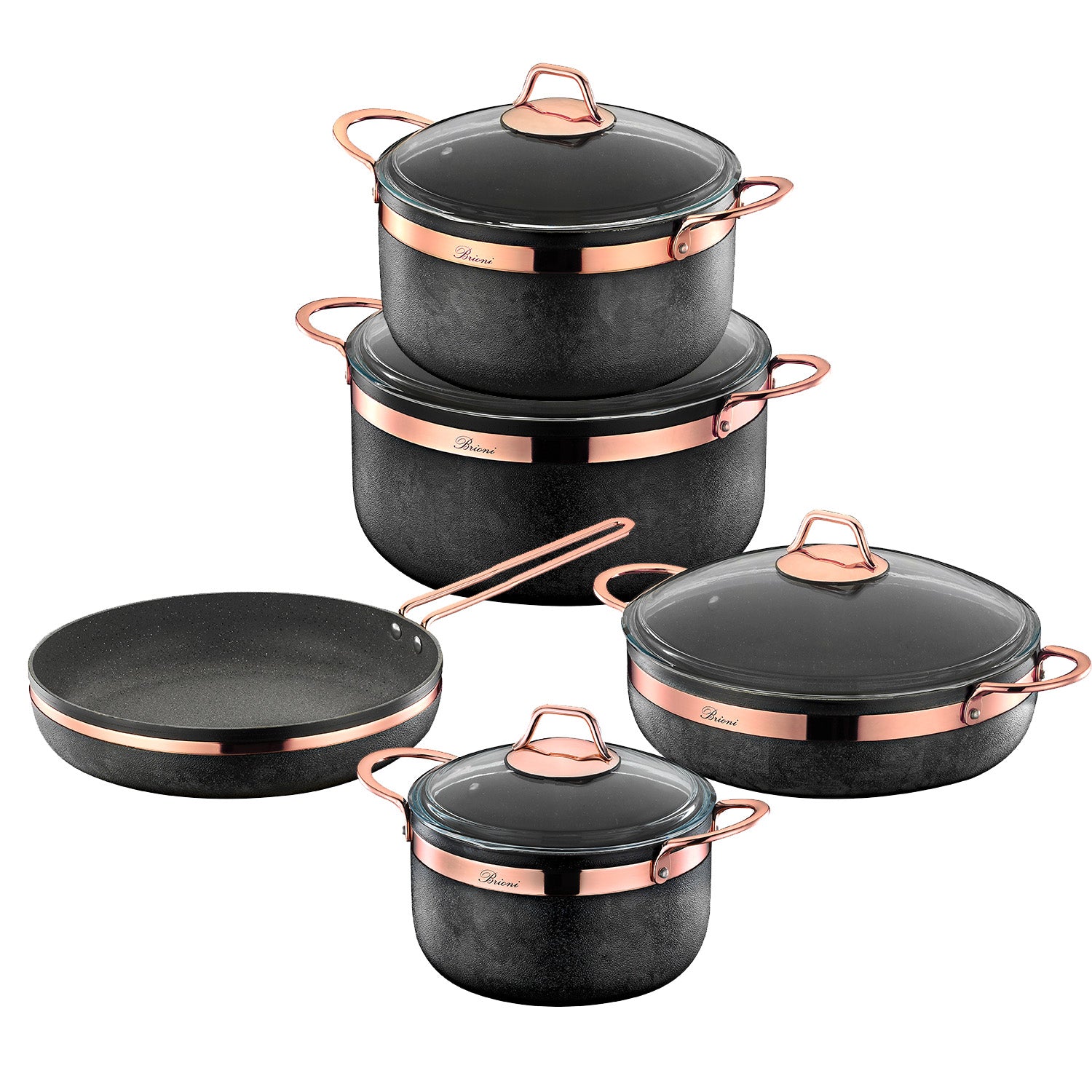 Royal Stone 9 Piece Cookware Set