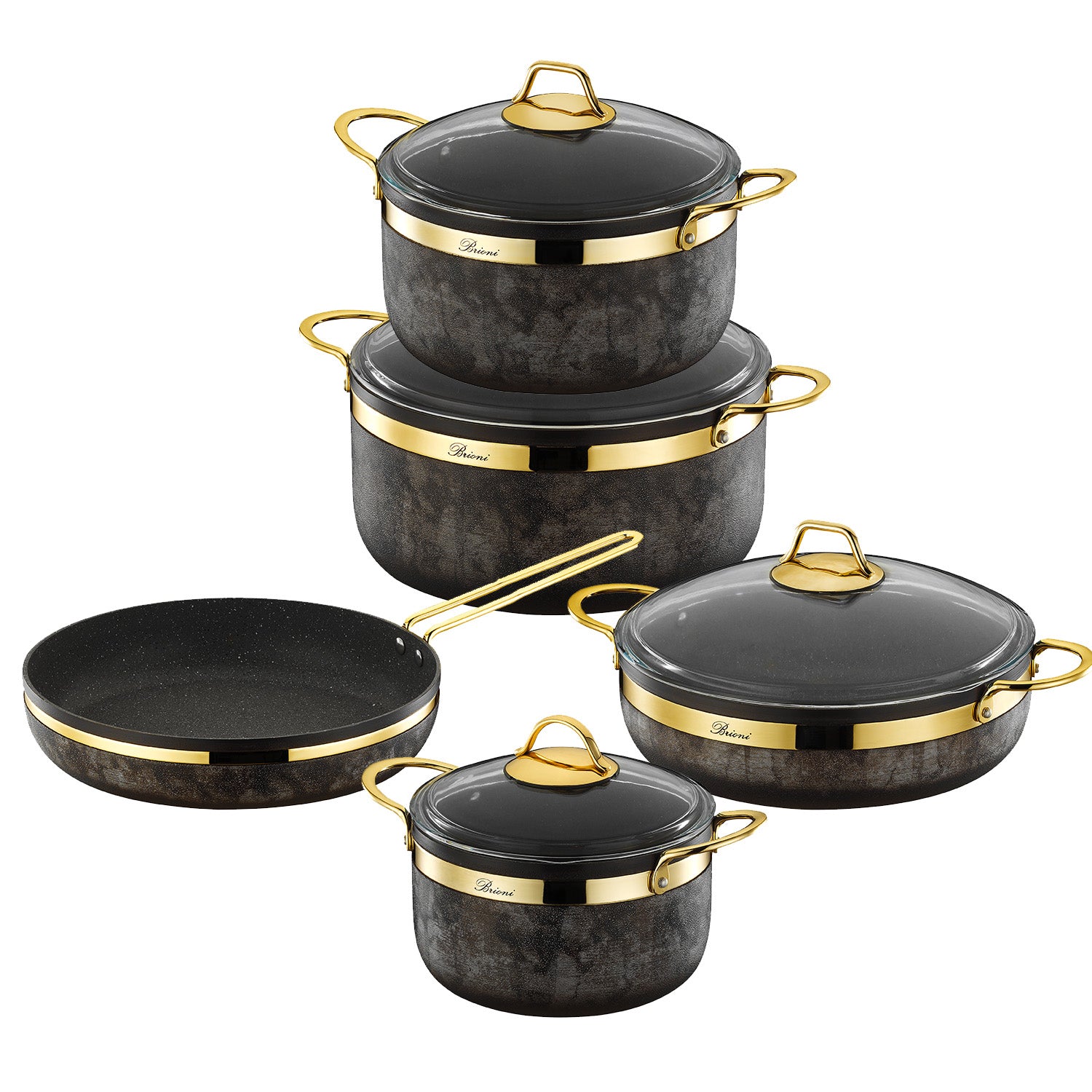 Royal Stone 9 Piece Cookware Set