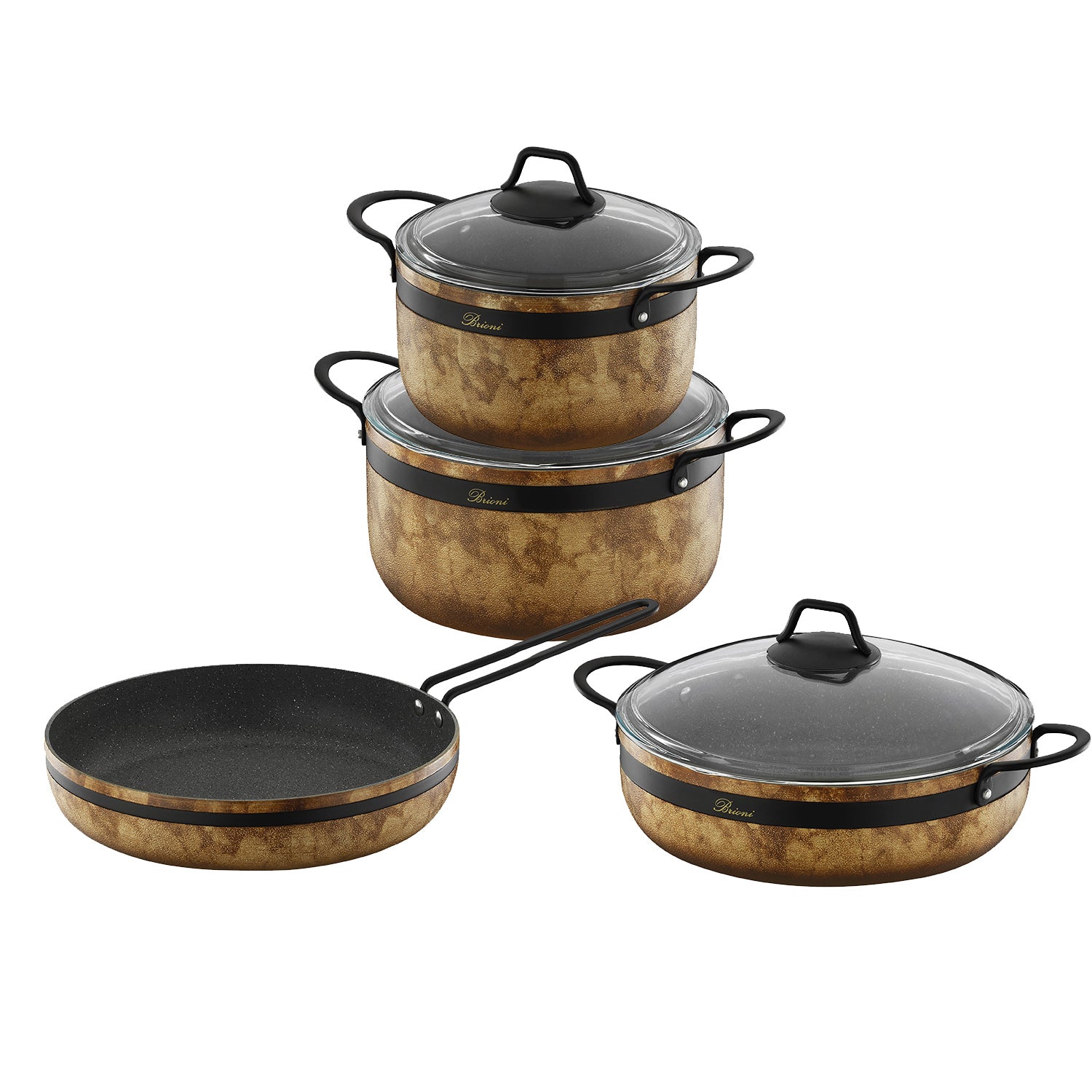 Royal Stone 7 Piece Cookware Set - END OF RANGE DEAL! SUPERB QUALITY