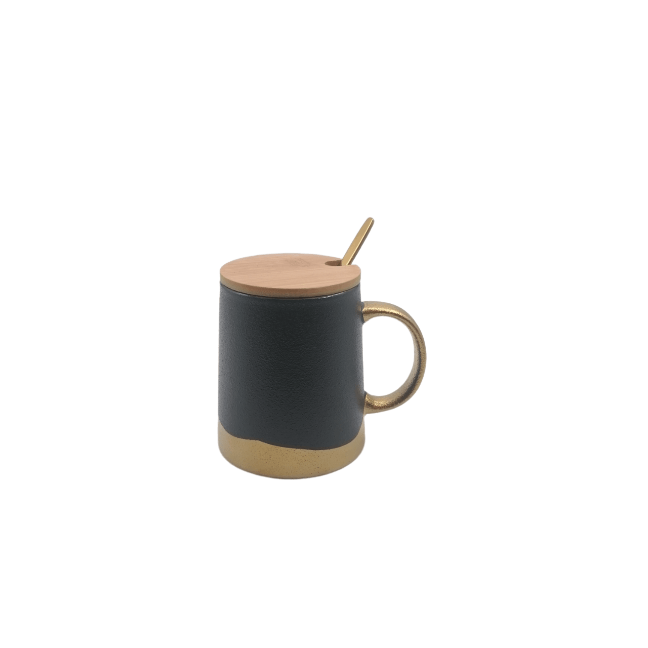 Ceramic Mug Set with Golden Base - Home And Trends