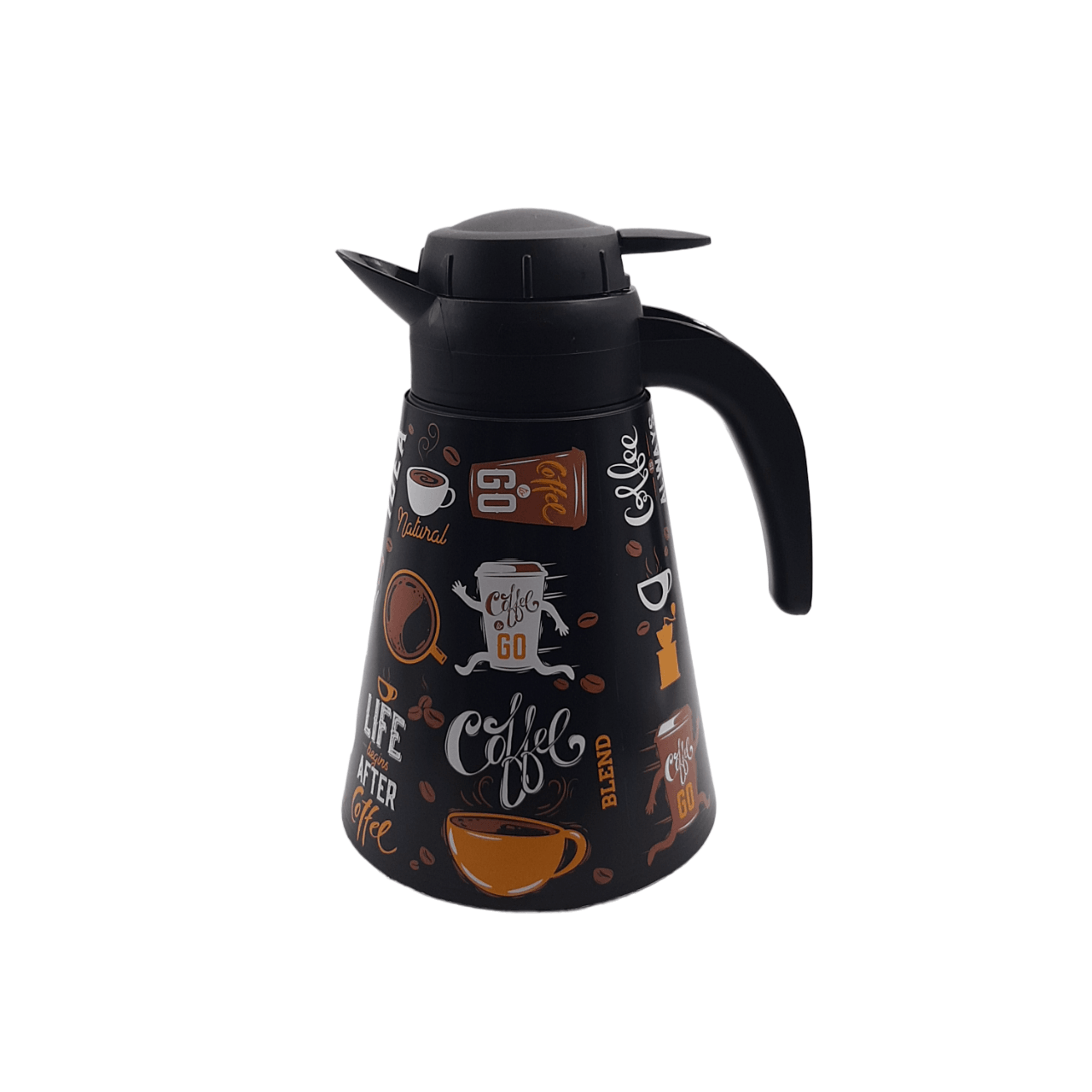 Conical Thermo Flask - Coffee Design - Home And Trends