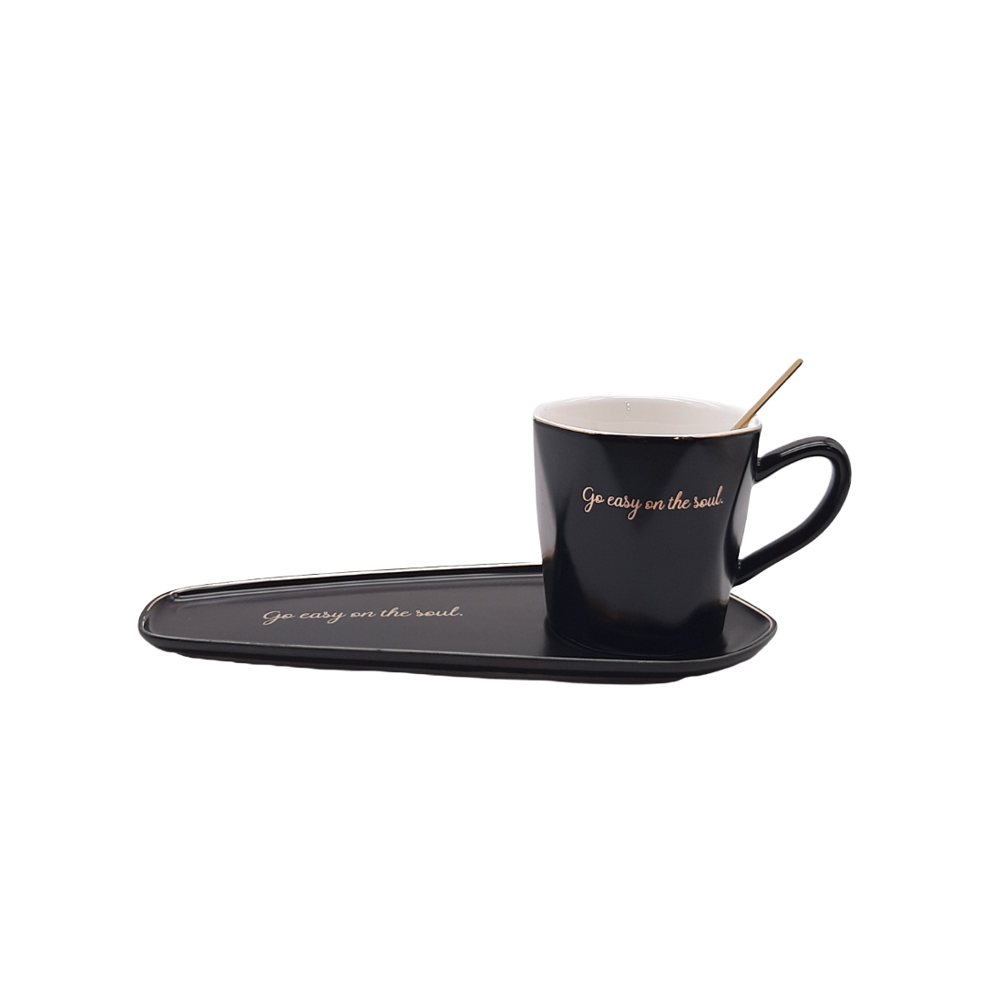 Designer Mug with Long Saucer Set - Home And Trends