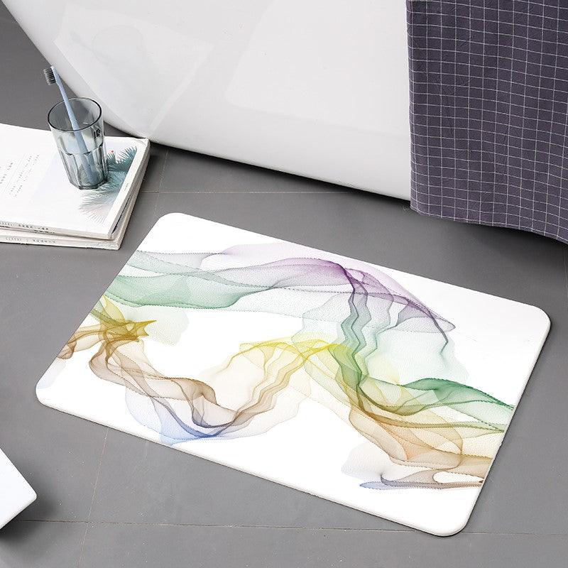 Diatom Bath Mat - Watercolour - Home And Trends