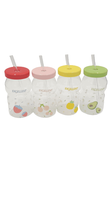 Glass Sipper Cup and Straw with Lid - Home And Trends