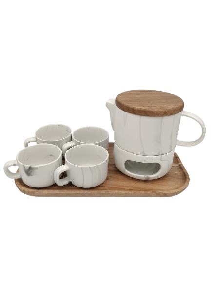 Nordic Tea Set with Burner Stand - End of Range Clearance - Stunning set