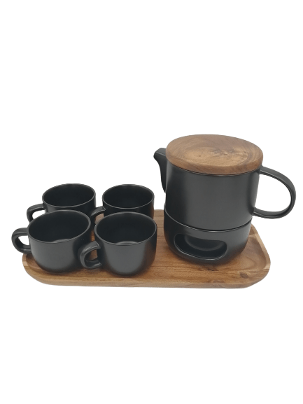 Nordic Tea Set with Burner Stand - End of Range Clearance - Stunning set