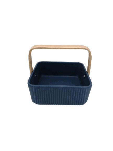 Snack Bowl Nordic with Wooden Handle