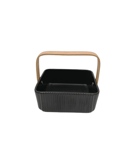 Snack Bowl Nordic with Wooden Handle