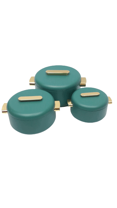 Round Food Warmer Set - Assorted colours