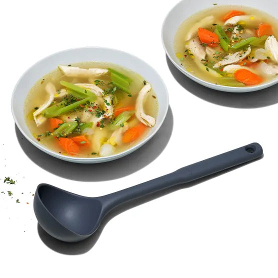 OXO Good Grips Small Silicone Ladle - Peppercorn