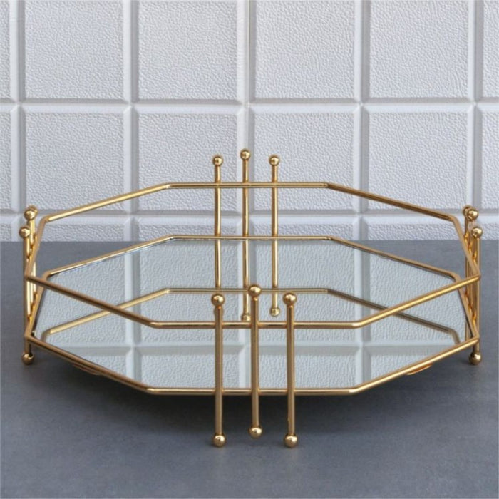 Octagon Gold Tray - Large