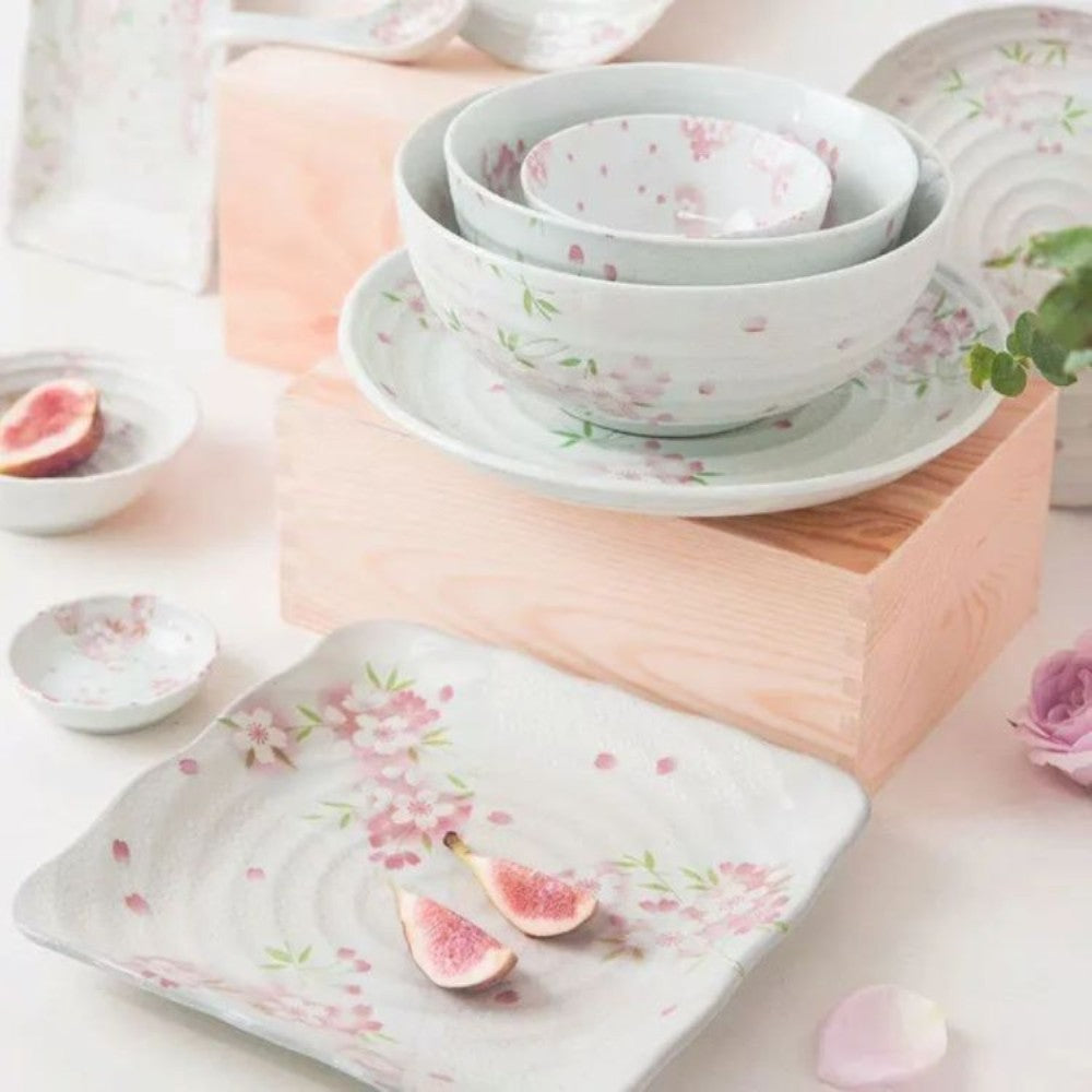 Japanese Inspired 'Soft Petal' Square Platter
