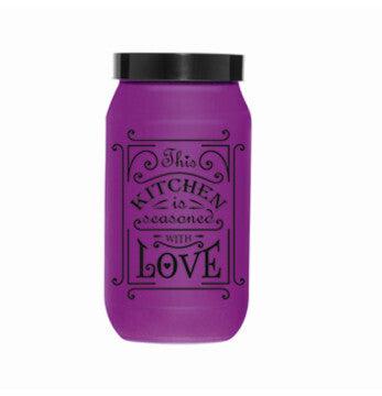 Canister-Purple (1L) - Home And Trends