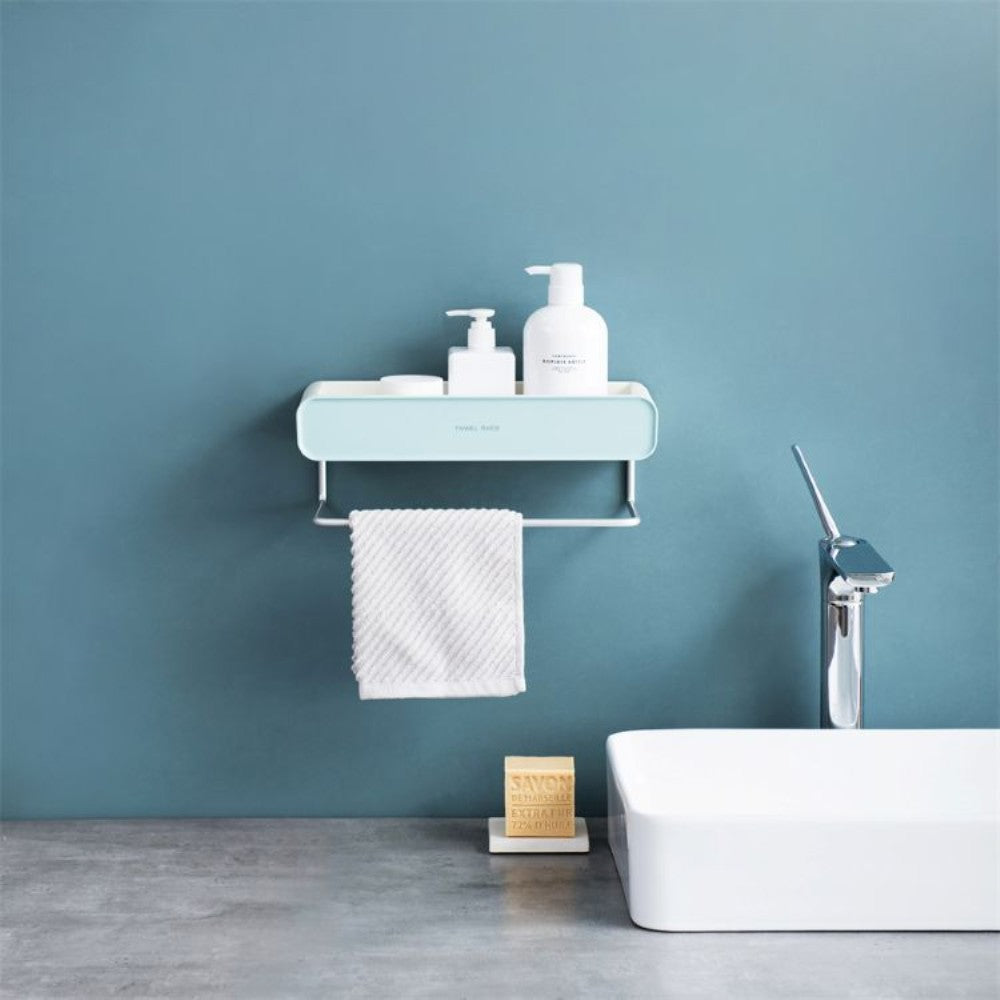 Towel Rack with Hook Rail