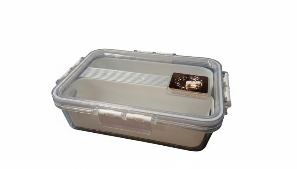 sml refrigerator storage box w date dial in PET (2 section) 1500ml