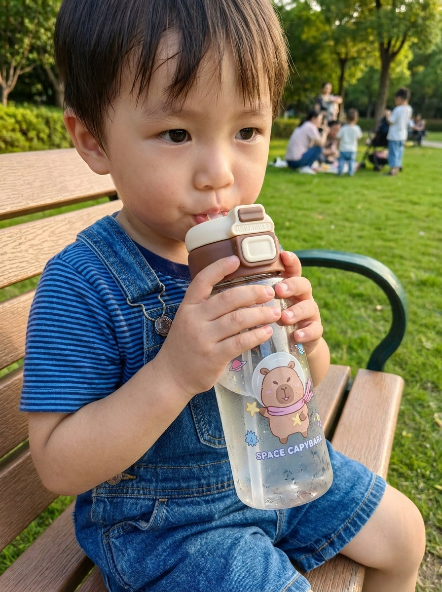 Capibara Double Drink Plastic Cup (600IM)