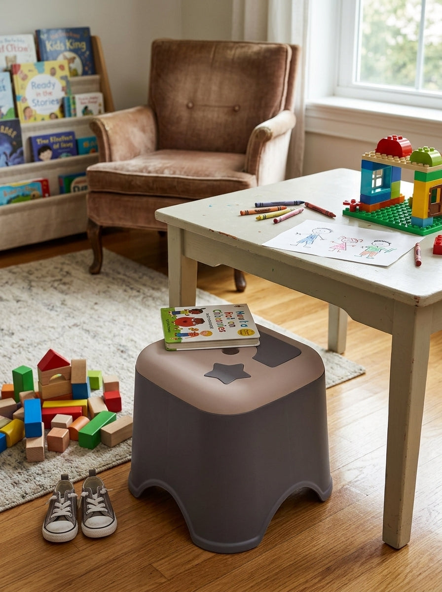 Kids Stool With Star Design