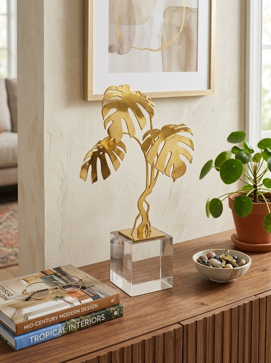 Palm Leaf Decorative Piece