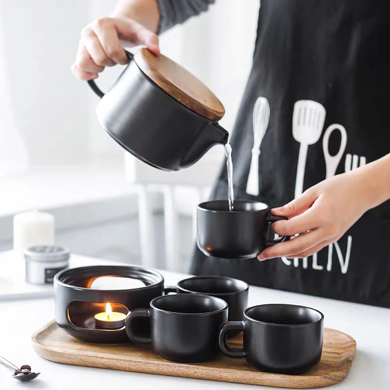 Nordic Tea Set with Burner Stand