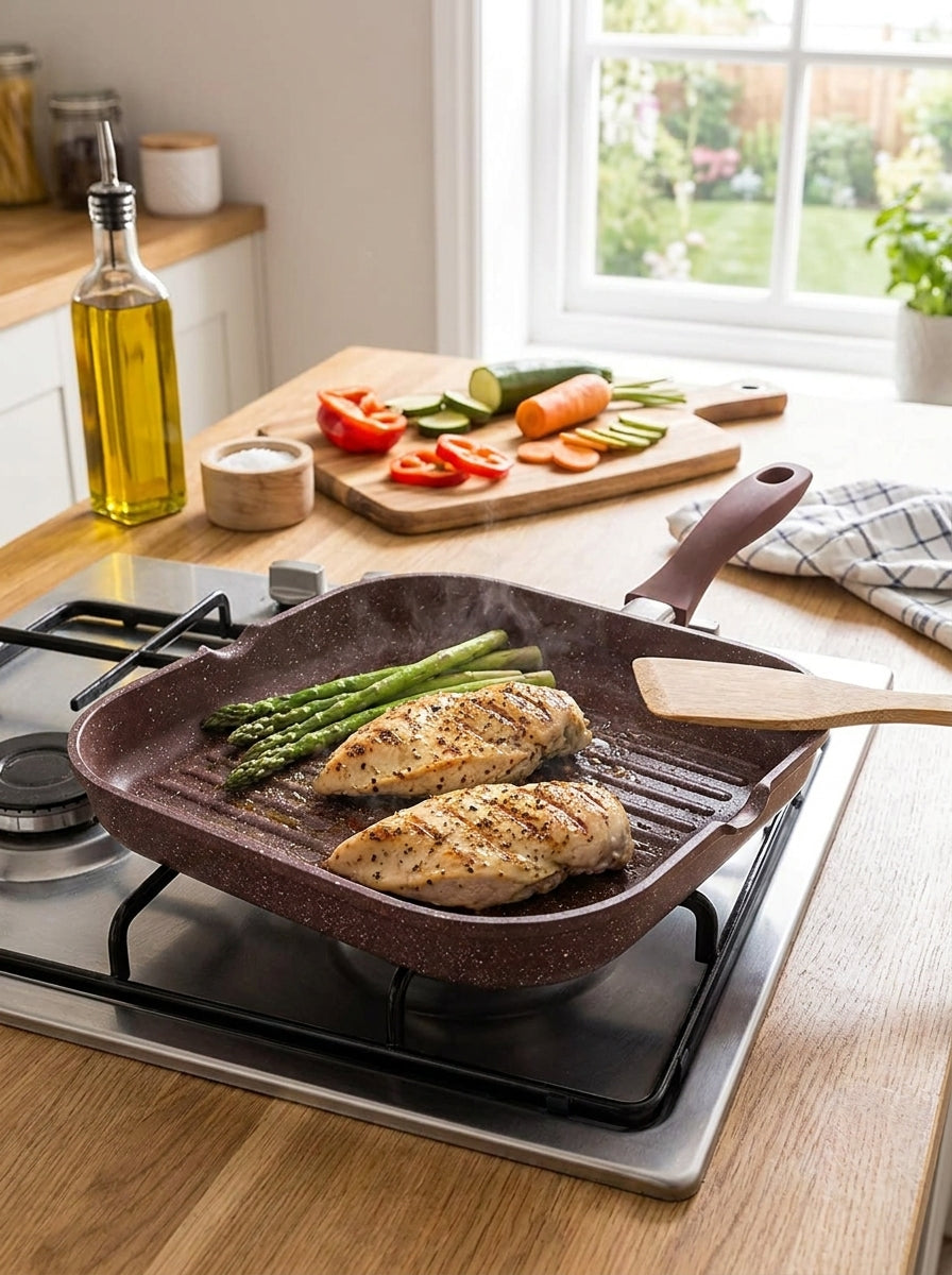 Aluminum Composite Bottom Fry Pan