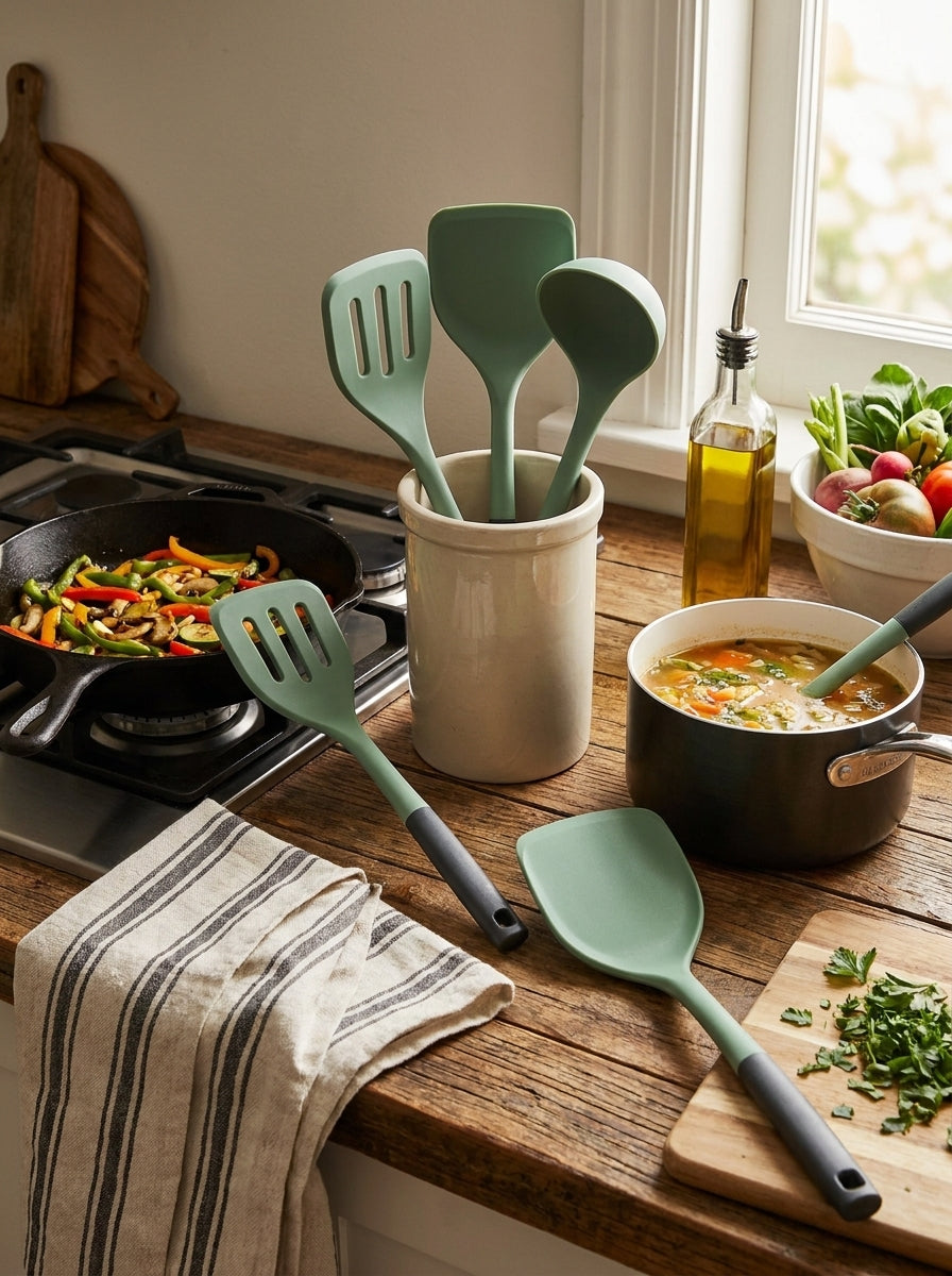 3-Piece Silicone Kitchen Utensil Set