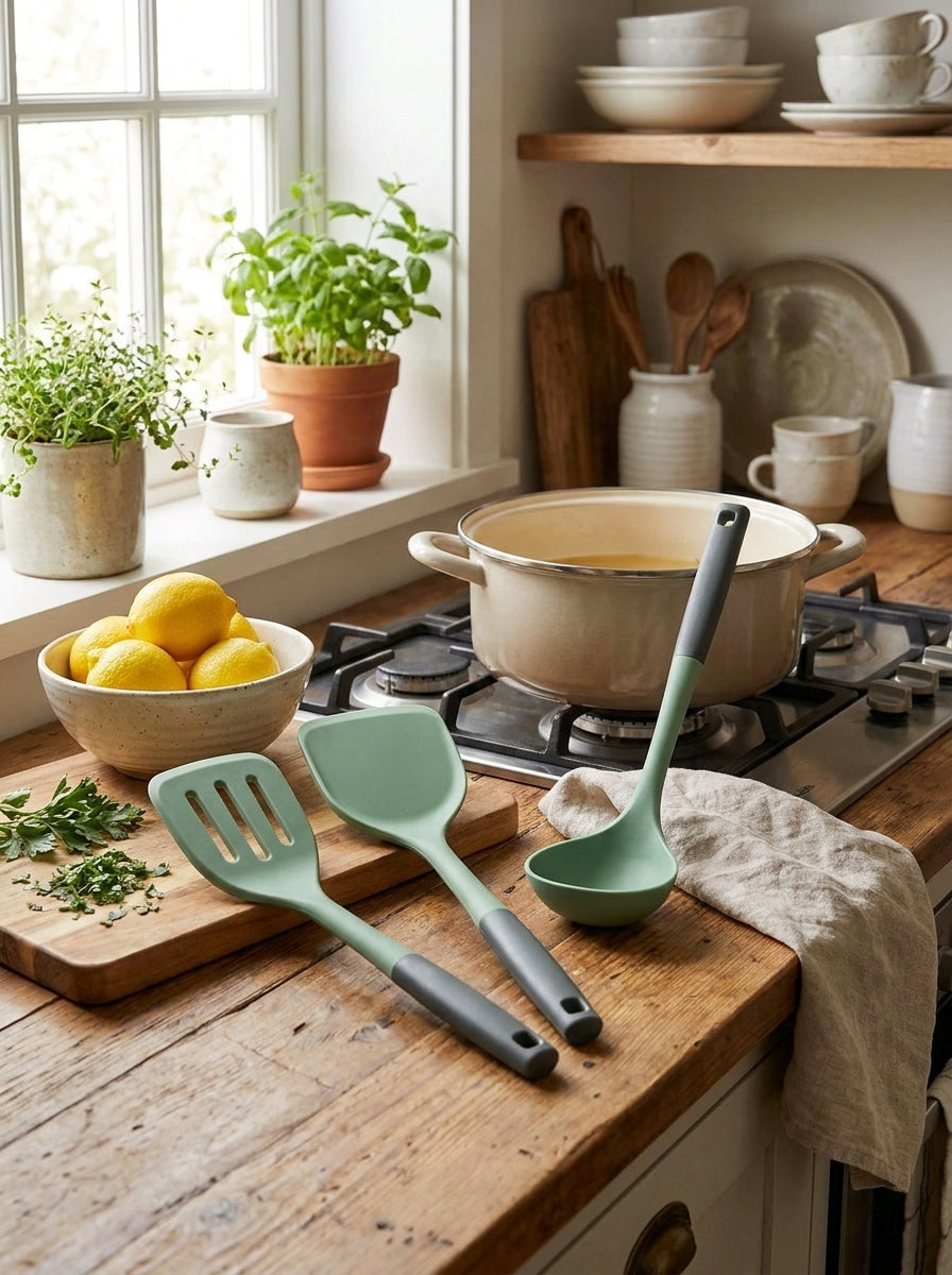 3-Piece Silicone Kitchen Utensil Set