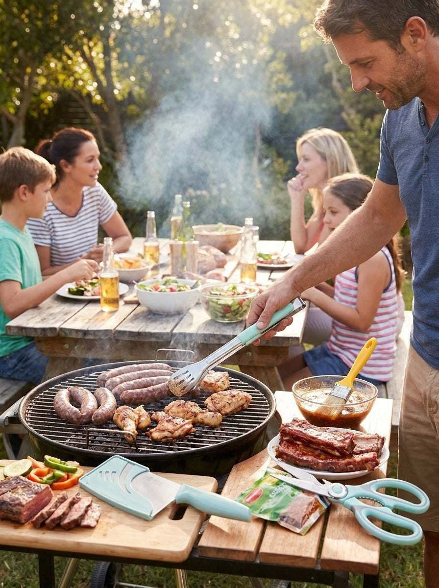 3-Piece Premium Braai & BBQ Tool Set