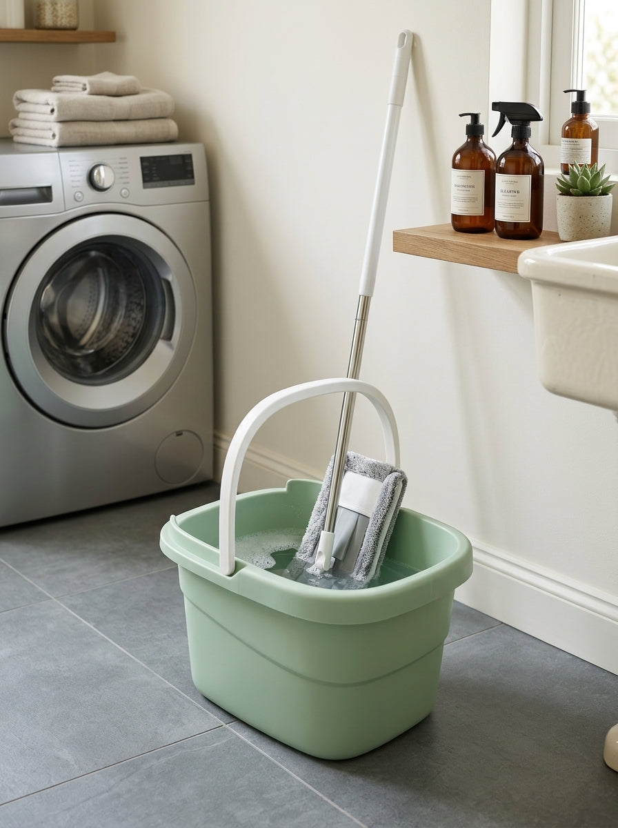 deep rectangular mop bucket