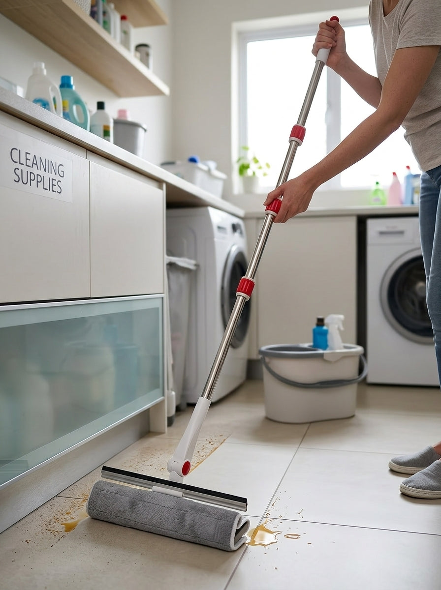 Multi-use microfibre mop